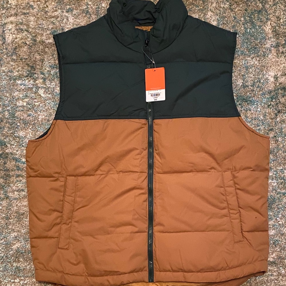 St. Johns Bay colorblock puffer vest